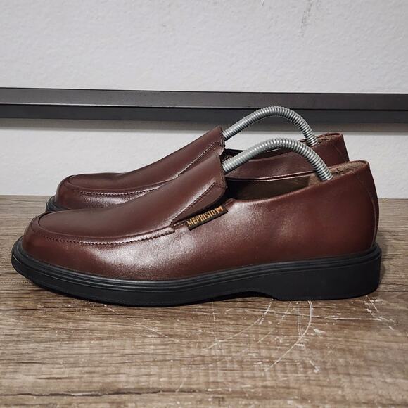 Mephisto Devy Men's Casual Comfort Slip-On Loafers Shoes Size 8 Brown - Picture 1 of 9